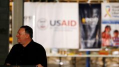 Šéf americké diplomacie Mike Pompeo na hranicích Kolumbie a Venezuely