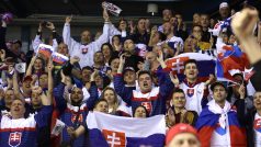 Slovenští fanoušci snášeli prohru svého týmu velmi hořce.