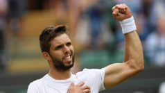 Jiří Veselý po nečekaném vítězství v prvním kole Wimbledonu