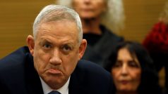 Vůdce současně nejsilnější izraelské strany Modrá a bílá Benny Ganc při neúspěšném jednání o novém premiérovi