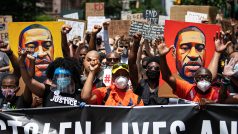 Protest proti rasismu v New Yorku