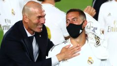 Radost z ligového titulu měl pochopitelně i trenér Realu Zinedine Zidane