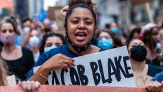 Protesty proti zásahu na Jacoba Blakea se v létě nevyhnuly ani New Yorku (archivní foto)