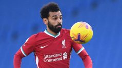 Útočník Liverpoolu Muhammad Salah