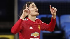 Fotbalista Manchesteru United Edinson Cavani