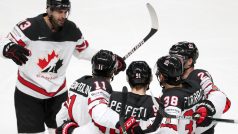Hokejisté Kanady slaví výhru