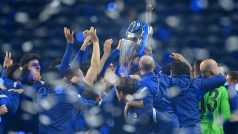 Radost fotbalistů Chelsea z vítězství v Lize mistrů