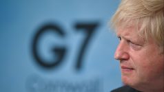 Britský premiér Boris Johnson na summitu G7 v Cornwallu.