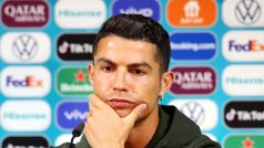 Cristiano Ronaldo na tiskové konferenci