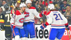 Hokejisté Montrealu slaví výhru nad Las Vegas
