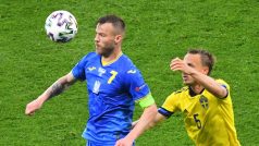 Utkání fotbalového Eura Švédsko - Ukrajina