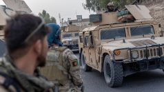 Konvoj speciálních afghánských sil poblíž Kandaháru