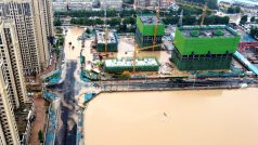Čínská provincie Che-nan bojuje už druhým dnem se záplavami