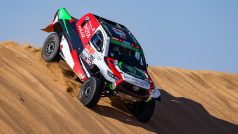 Automobil Násira al-Attíji při Rallye Dakar