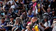 Fanoušci Exeter Chiefs s motivy původních amerických obyvatel