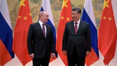 Vladimir Putin na setkání se Si Ťin-pchingem v Pekingu