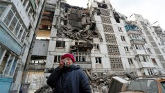 Mariupol, zničený domov