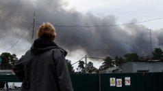 V Kyjevě byla slyšet silná exploze