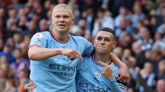 Erling Haaland a Phil Foden