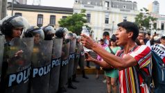 Protivládní protesty v Peru