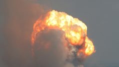 exploze muničního skladu na Krymu