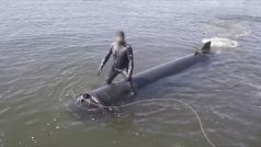 Ukrajinští dobrovolníci testují námořní dron Marička