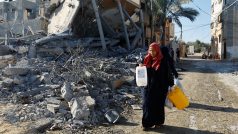 Pásmo Gazy po izraelském ostřelování