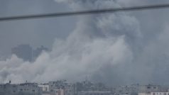 Kouř po leteckém útoku na Pásmo Gazy