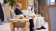 Vladimir Putin na jednání ve Spojených arabských emirátech