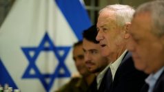 Bývalý izraelský ministr obrany Benny Ganc se v Tel Avivu setkával na začátku února s americkým ministrem zahraničí Antony Blinkenem