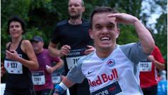 Lukáš Petrusek při jednom z maratonů