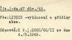 V prosinci 1945 probíhalo vyšetřování manželů Maříkových, kteří mohli opustit v noci z 9. na 10. června 1942 Lidice i se dvěma dětmi. Po Babůrkovi nový velitel buštěhradské stanice Evžen Ressl zapsal možné příčiny vypálení Lidic a oficiální cestou je předal vyšetřovatelům. Dokument se dostal do ruky dokonce vládnímu radovi ministra vnitra Václav Noska dr. Kropáčovi, který opět žádal na počátku února 1946 o pokračování vyšetřování Maříkových, ale o Mikešové mlčí. O zápisech doložených dobovými dokumenty nikdo z nadřízených orgánů nepochyboval.