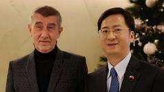 Premiér Andrej Babiš se setkal s velvyslancem Čang Ťien-minem