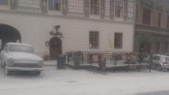 „Zasněžené“ volyňské náměstí.