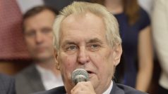 Prezident České republiky Miloš Zeman.