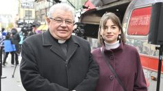 Filozofka Tereza Matějčková a kardinál Dominik Duka