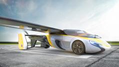 Koncept létajícího vozu od společnosti Aeromobil.