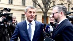 Andrej Babiš odchází z Úřadu vlády