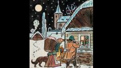 Obraz Štědrý večer od Josefa Lady se na aukci prodal za 1,6 milionu korun