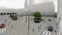 Vizualizace nové podoby Malostranského náměstí