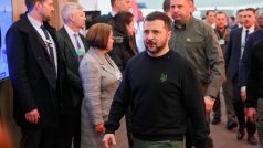 Volodymyr Zelenskyj na ekonomickém foru v Davosu 16. ledna 2024