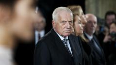 Bývalý prezident Václav Klaus při inauguraci prezidenta Miloše Zemana, 8.3.2018