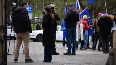 Demonstraci si nenechali ujít ani novináři