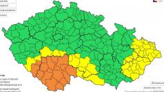 Na jihu Čech bude v noci na středu vydatně pršet. Podle meteorologů spadne za 24 hodin i přes 70 litrů vody na metr čtvereční