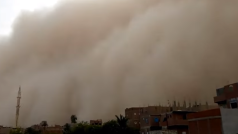 Písečná bouře v Egyptě