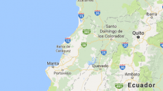 Zemětřesení zasáhlo i hlavní město Quito.