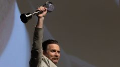 Ewan McGregor s Křišťálovým globem, festivalovou cenou