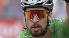 Peter Sagan v cíli třinácté etapy