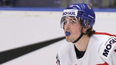 Hokejista Michal Teplý v dresu národního týmu do 20 let