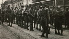 Historická fotografie československých legionářů